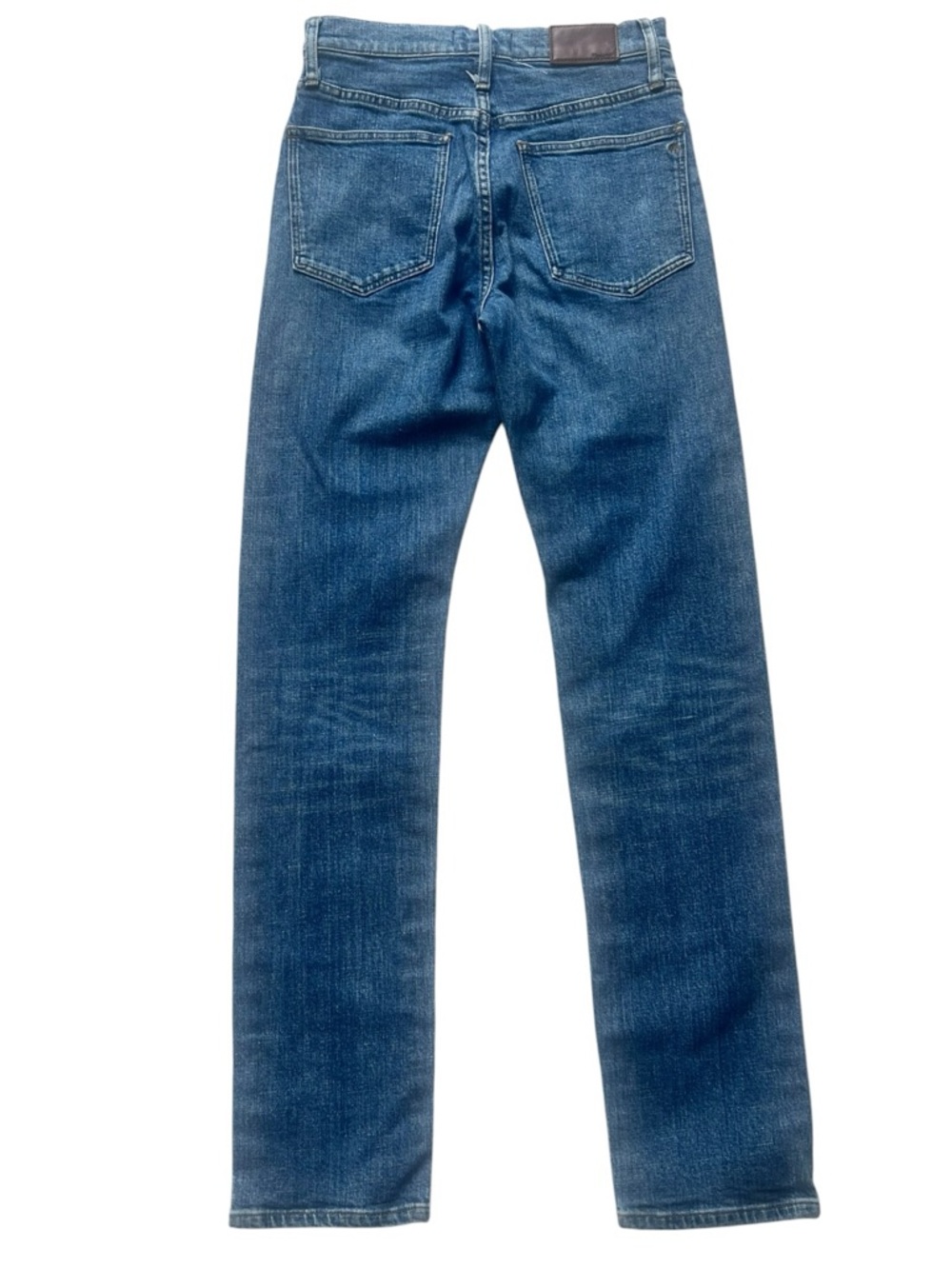 Madewell Classic Straight Full Length High Waist Medium Wash Vintage Denim Sz 26
